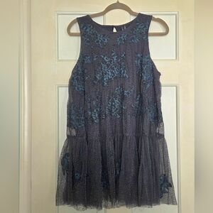 NWT Anthropologie Neomia Applique Lace Tunic Blouse XL